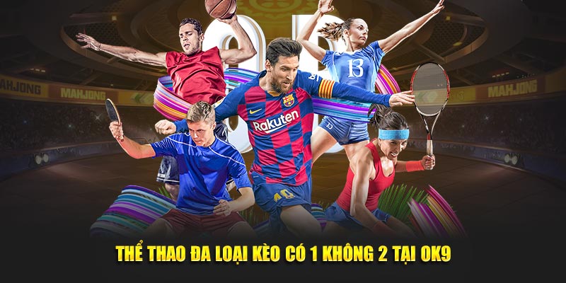 Thể thao đa loại kèo có 1 không 2 tại OK9